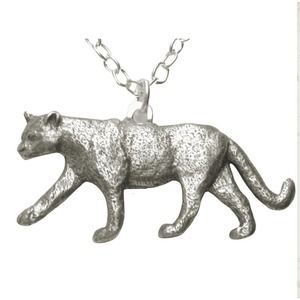Mountain lion necklace 1366